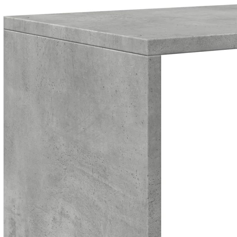 Pertvara/knygų spinta, 3 aukštų, betono, 99x29x99cm, mediena