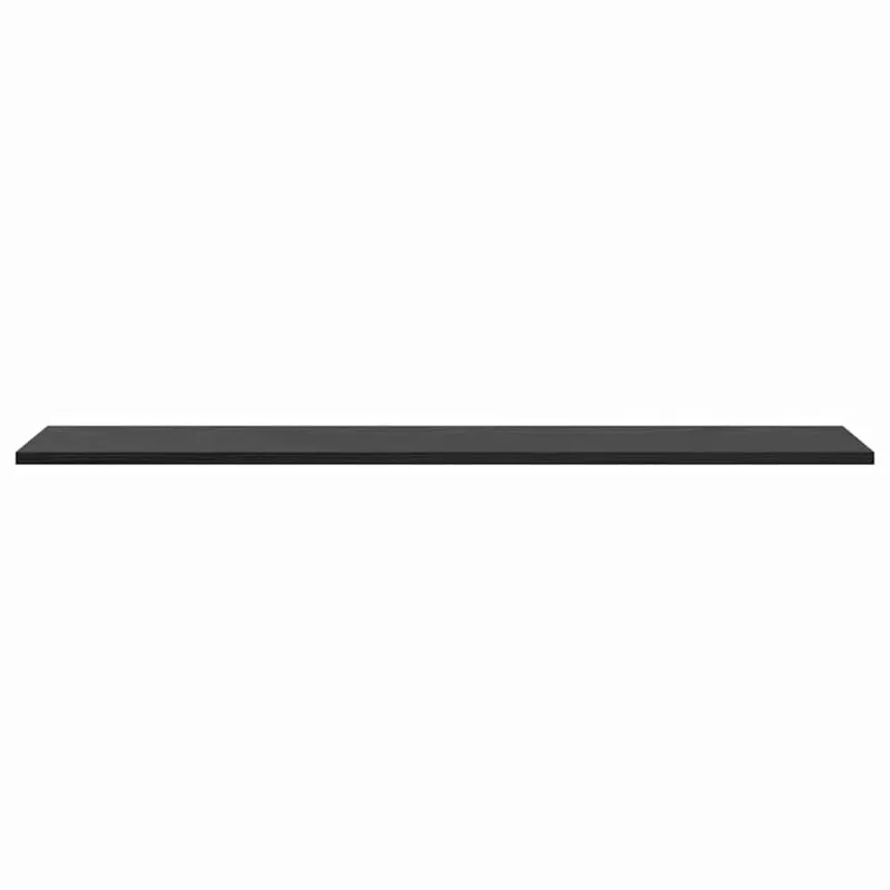 Knygų lentyna 4 pcs Juodas 100 x 20 x 1,5 cm Apdirbta mediena