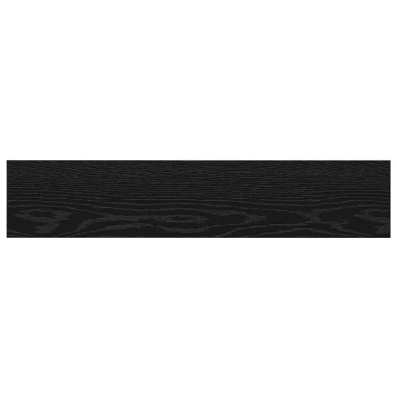 Knygų lentyna 4 pcs Juodas 100 x 20 x 1,5 cm Apdirbta mediena