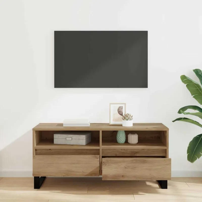 Televizoriaus spintelė Amatininkų ąžuolas 100 x 34,5 x 44,5 cm