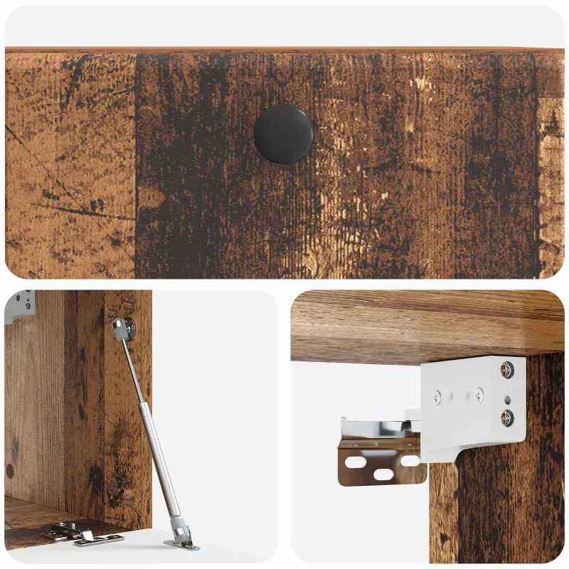 Sieninė TV spintelė 59,5 x 31 x 30 cm Sendintos medienos