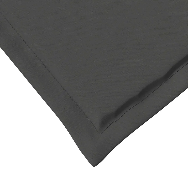 Sėdynių pagalvėlės 2 pcs Antracito 47 x 36 x 2 cm Poliesteris