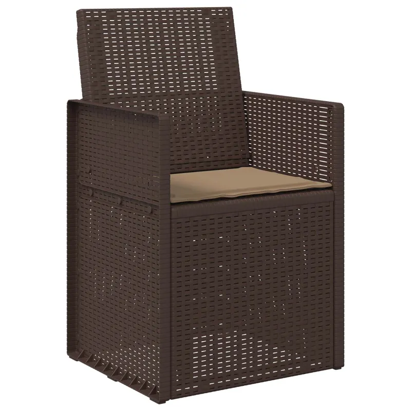 Sėdynių pagalvėlės 2 pcs Taupe 47 x 36 x 2 cm Poliesteris
