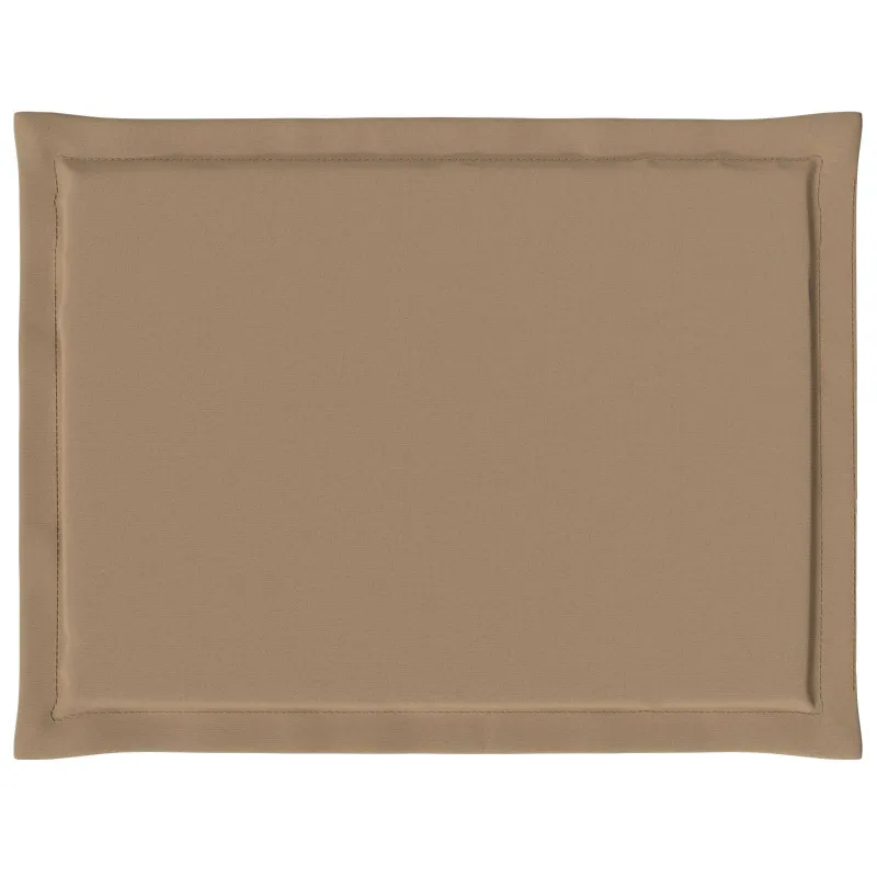 Sėdynių pagalvėlės 2 pcs Taupe 47 x 36 x 2 cm Poliesteris