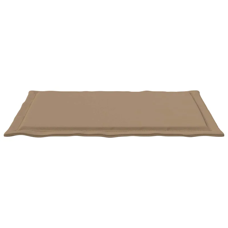 Sėdynių pagalvėlės 2 pcs Taupe 47 x 36 x 2 cm Poliesteris