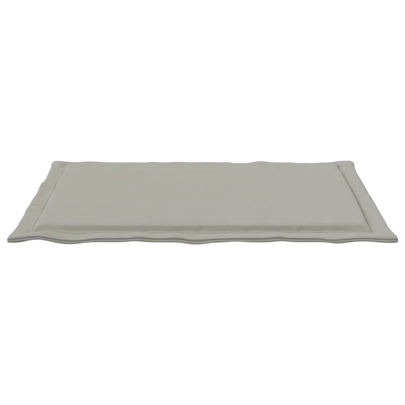 Sėdynių pagalvėlės 4 pcs Šviesiai pilka 47 x 36 x 2 cm