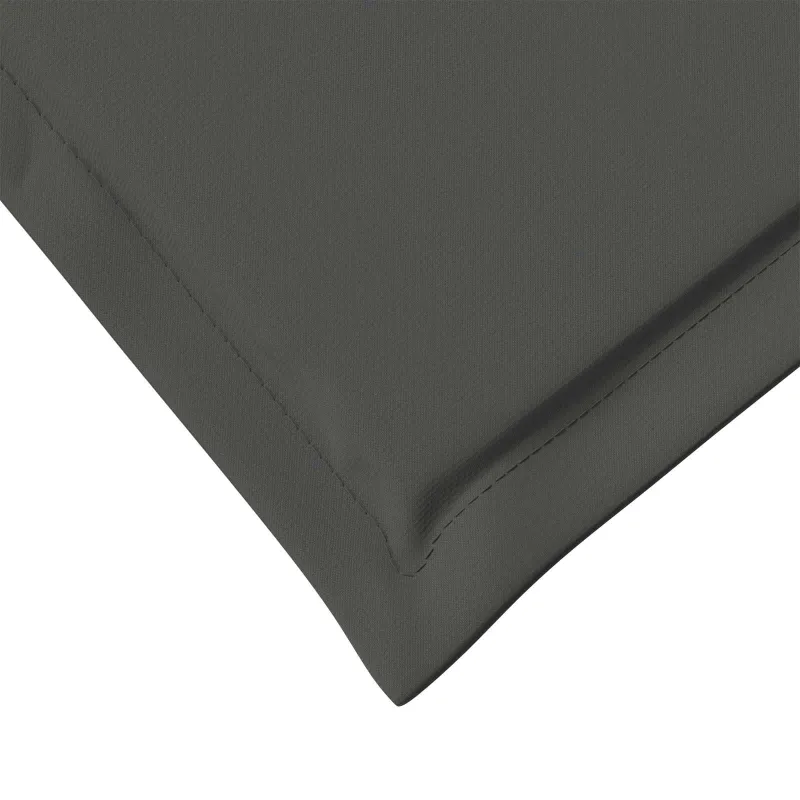 Sėdynės ir nugaros pagalvėlės 4 pcs Antracito 47 x 45 x 2 cm