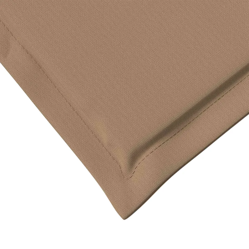 Sėdynės ir nugaros pagalvėlės 4 pcs Taupe 47 x 45 x 2 cm