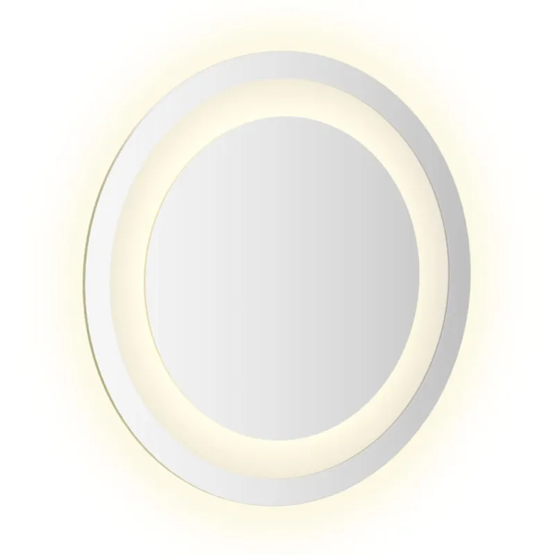 Vonios kambario veidrodis su LED, 30cm, apskritas