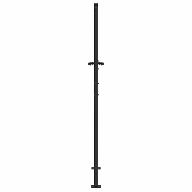 Sodo vartai su užraktu Juoda 110 x 205 cm