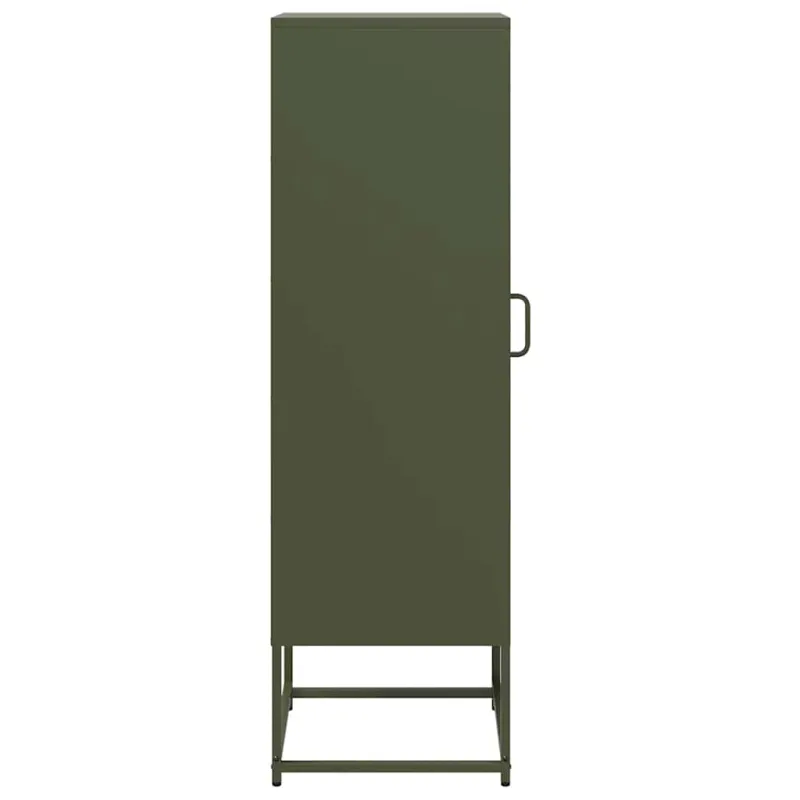 Highboard Olive Green 36x39x123 cm Šaltai valcuotas plienas
