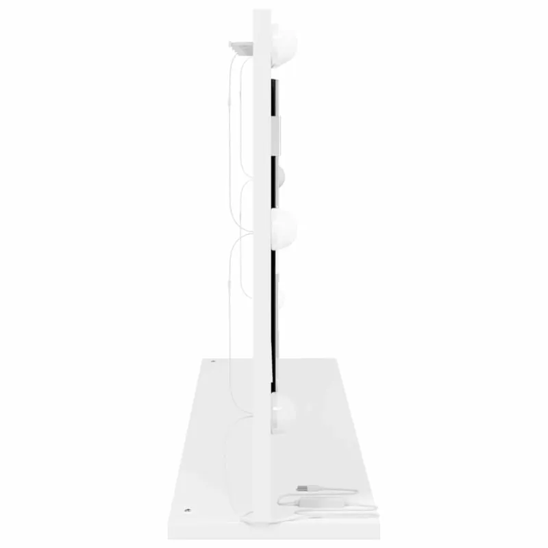 Kosmetinis veidrodis Stačiakampio Balta 80 x 45 x 18 cm