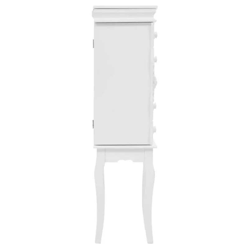 Pastatoma spintelė papuošalams, balta