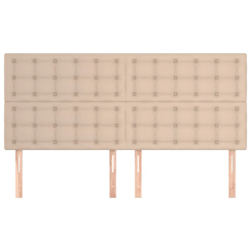 Galvūgalis, kapučino, 160x5x118/128 cm, dirbtinė oda