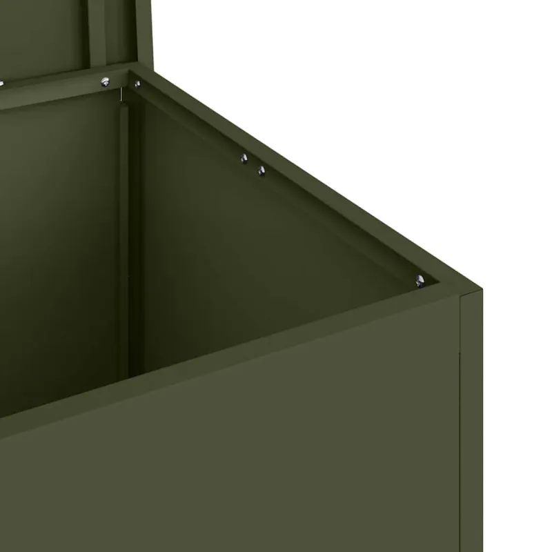 Lauko saugojimo dėžė Alyvuogių žalia 80 x 50,5 x 50 cm Plienas