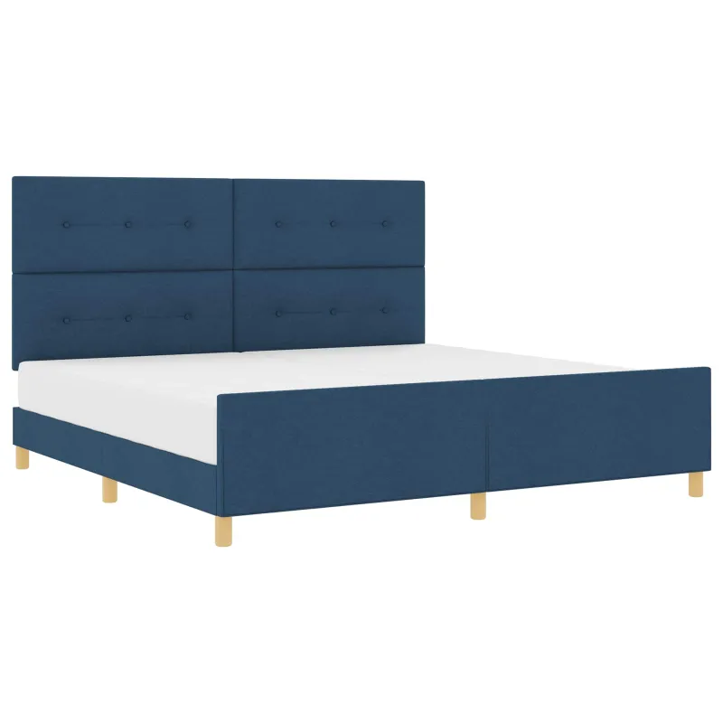 Lovos rėmas su galvūgalio Mėlyna 200 x 200 cm audinys