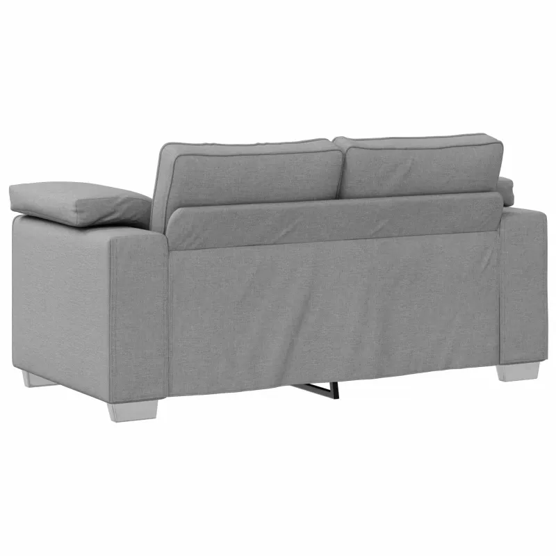 Sofa 2 pcs Debesų pilka 219 x 80 x 82 cm audinys