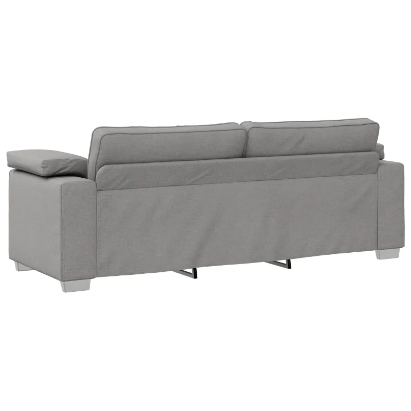 Sofa 2 pcs Debesų pilka 219 x 80 x 82 cm audinys
