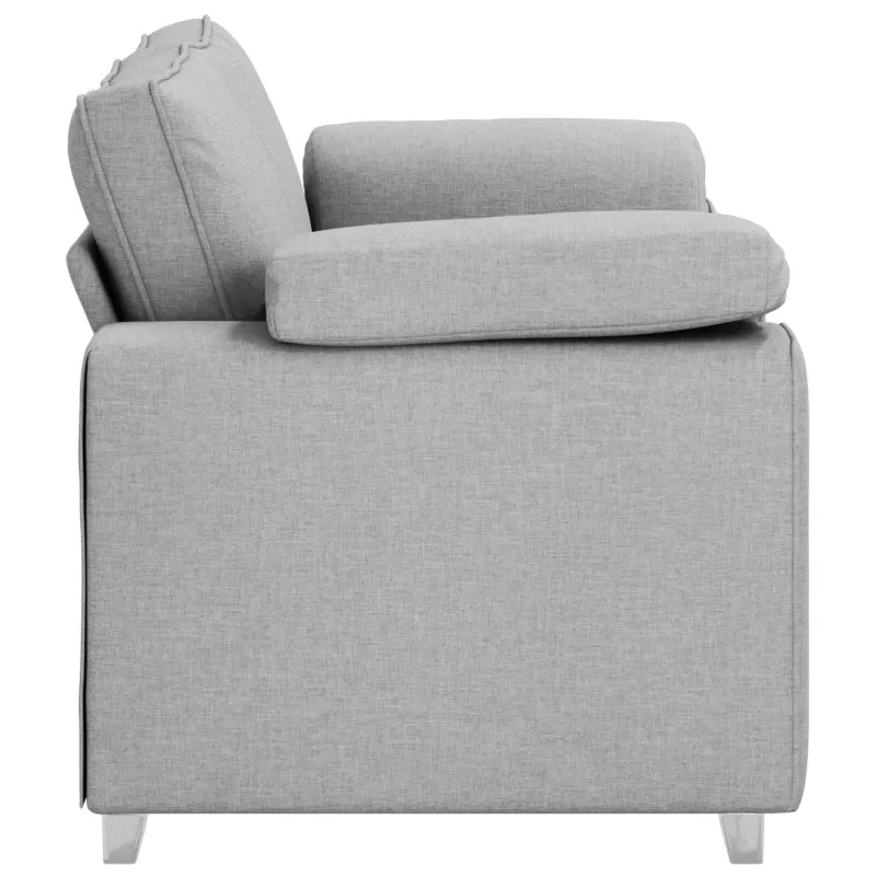 Dvivietė sofa Debesų pilka 160 cm audinys