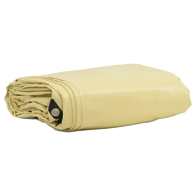 Tentinis audinys 650g / m² Smėlio 2,5 x 3,5 m Drobė su PVC danga