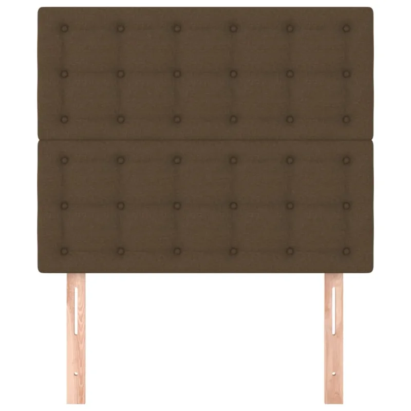 Galvūgalis, tamsiai rudas, 80x5x118/128 cm, audinys