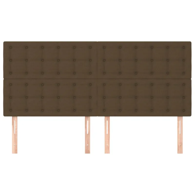 Galvūgalis, tamsiai rudas, 160x5x118/128 cm, audinys