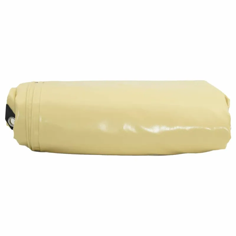 Tentinis audinys 650g / m² Smėlio 5 x 6 m Drobė su PVC danga