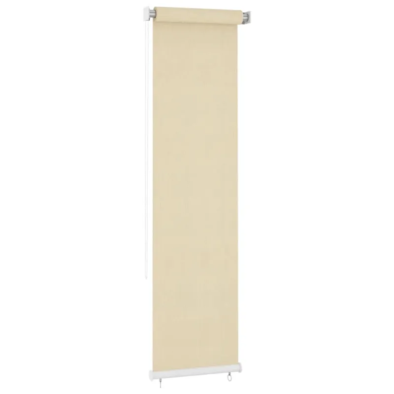 Lauko roletas, kreminės spalvos, 60x230cm, HDPE