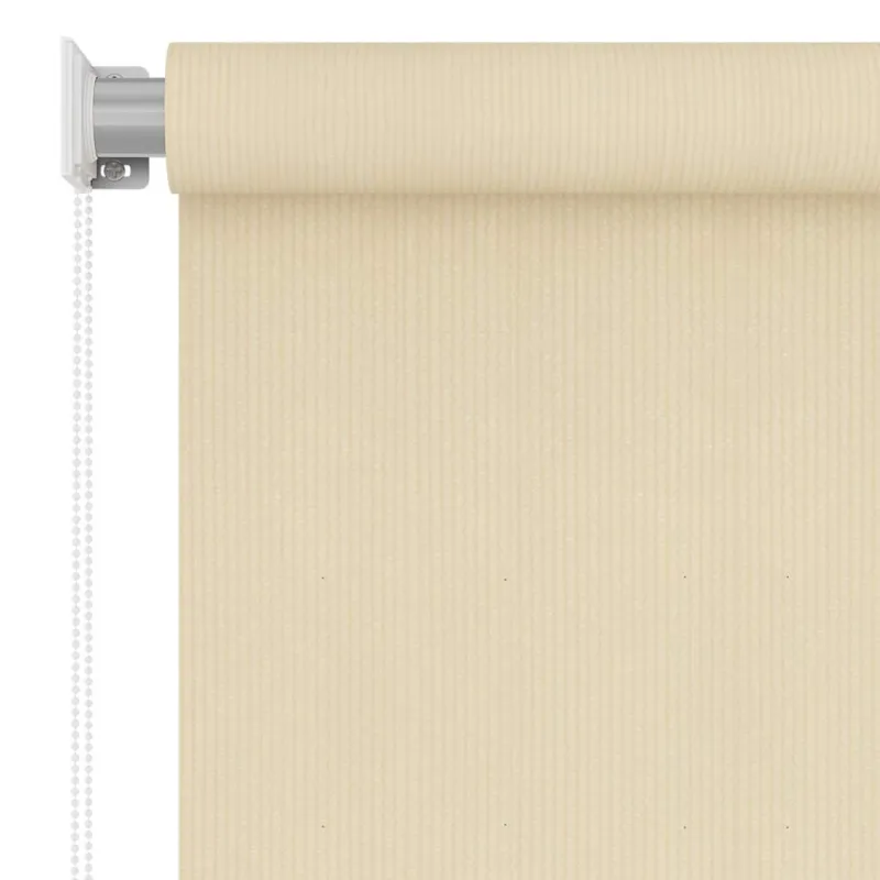 Lauko roletas, kreminės spalvos, 60x230cm, HDPE