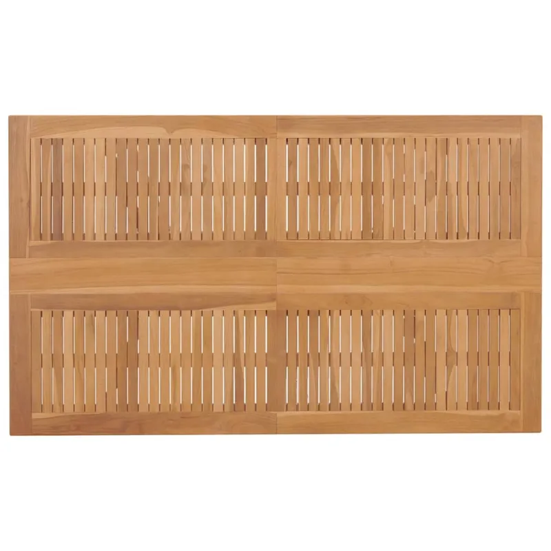 Sodo valgomojo komplektas 7 pcs Ruda Kieto teka medžio