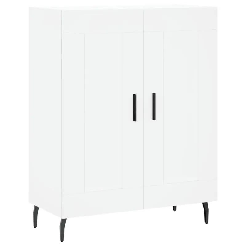 Komoda, baltos spalvos, 69,5x34x180cm, apdirbta mediena
