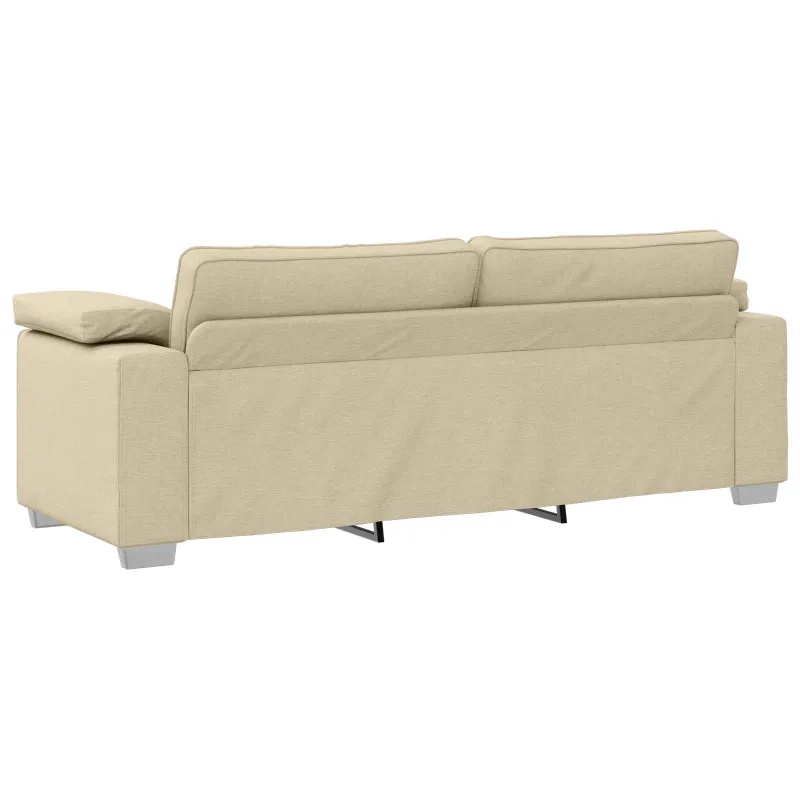 Sofa 2 pcs Kreminė 219 x 80 x 82 cm audinys