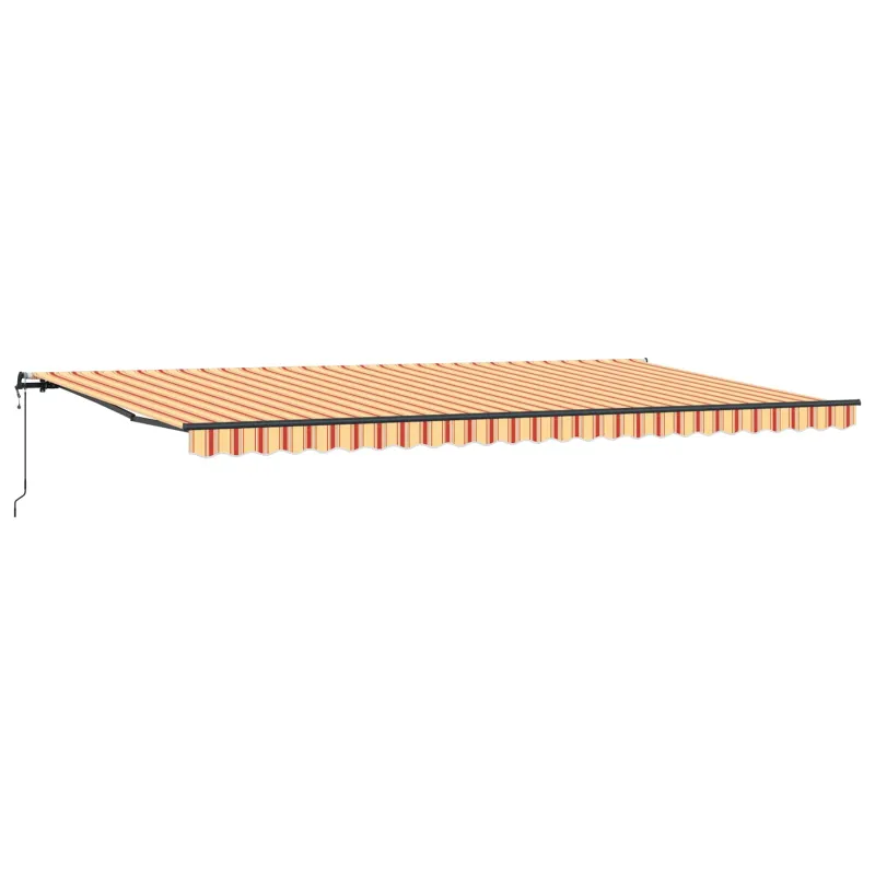 Ištraukiama markizė Geltona ir Oranžinė 600 × 350 cm