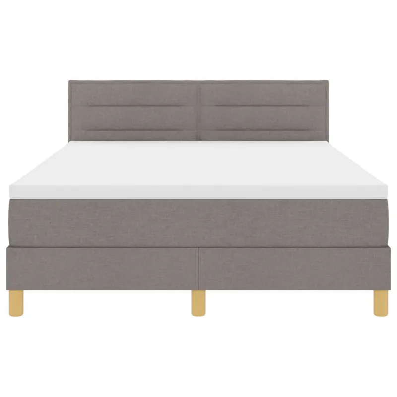 Kiemas lova su pagalve Tortora 140 x 190 cm audinys
