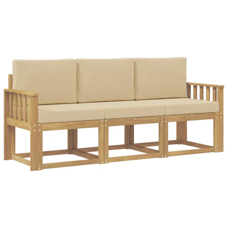 Lauko sofos komplektas 3 pcs