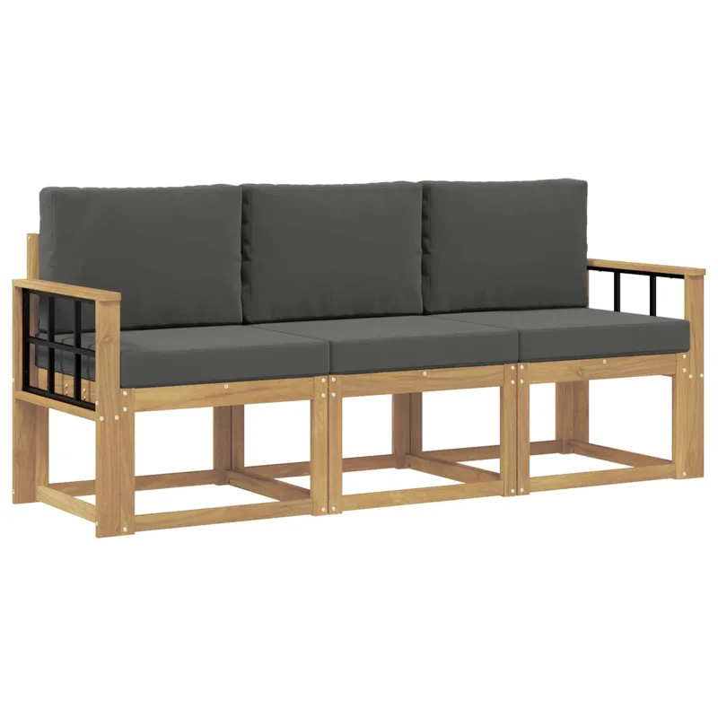 Lauko sofos komplektas 3 pcs