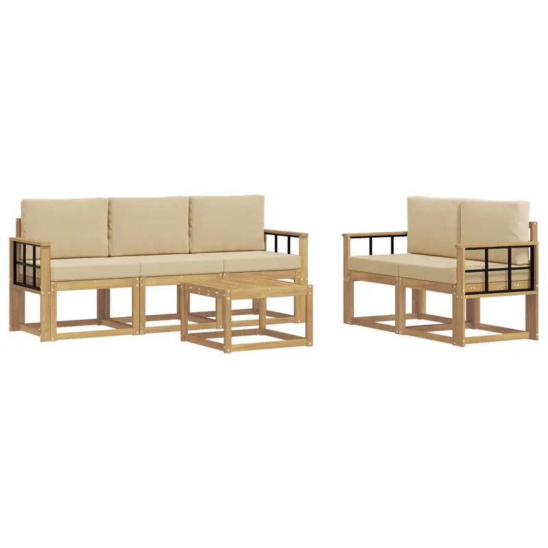 Lauko sofos komplektas 6 pcs
