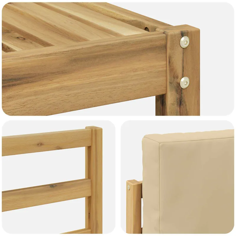 Lauko sofos komplektas 6 pcs