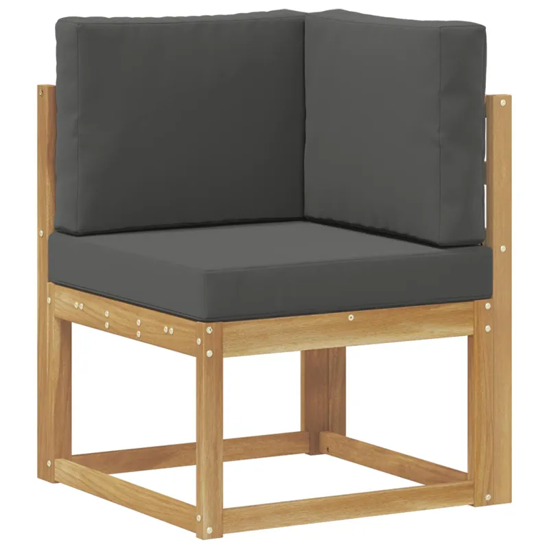 Lauko sofos komplektas 10 pcs Balta ir antracito
