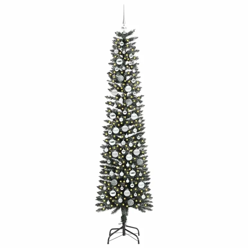 Dirbtinė Kalėdų eglutė Žalia 210 cm PVC, plastikas ir plienas