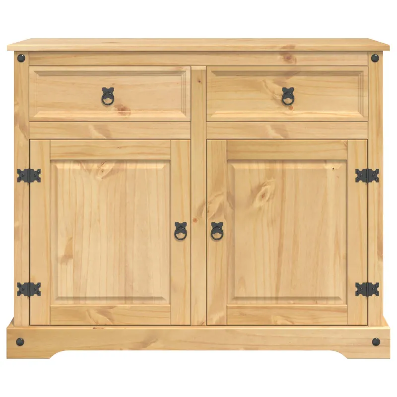 Virtuvės vežimėlis 2 pcs Medaus vaškas 112 x 70 x 91,5 cm