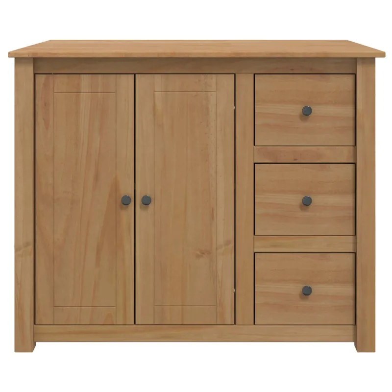 Virtuvės vežimėlis PANAMA 2 pcs Medaus vaškas 112 x 77 x 90 cm
