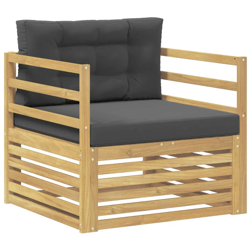 Lauko sofa Balta ir antracito
