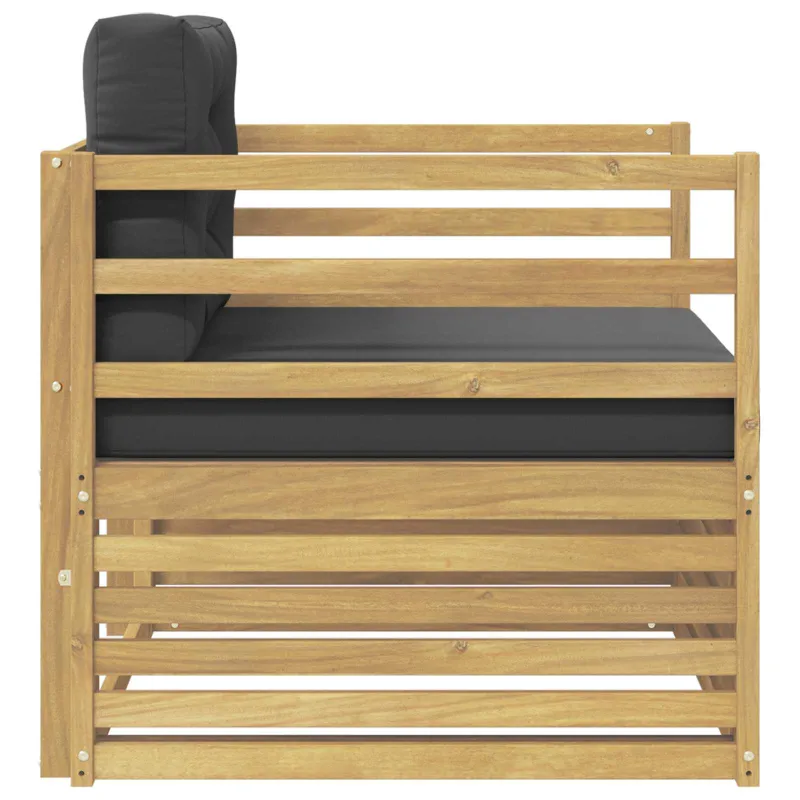 Lauko sofa Balta ir antracito