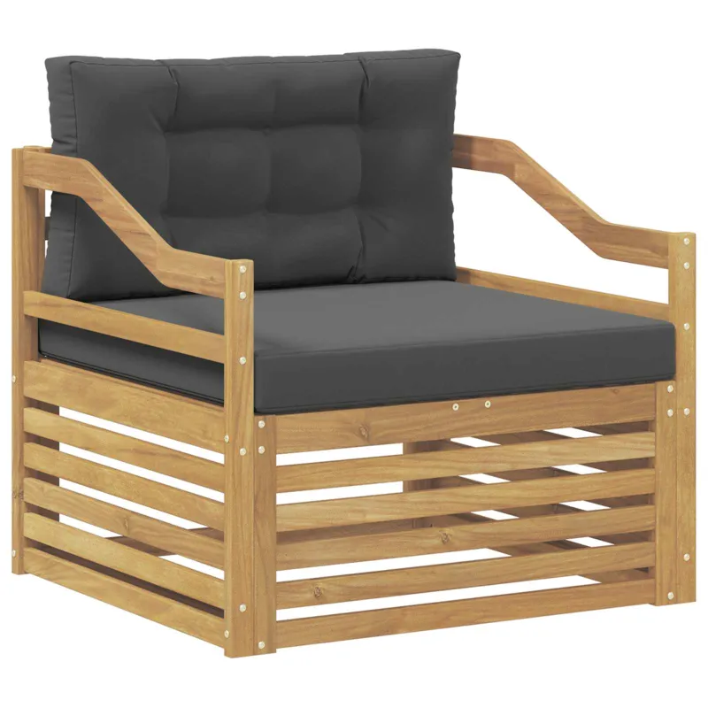 Lauko sofa Balta ir antracito