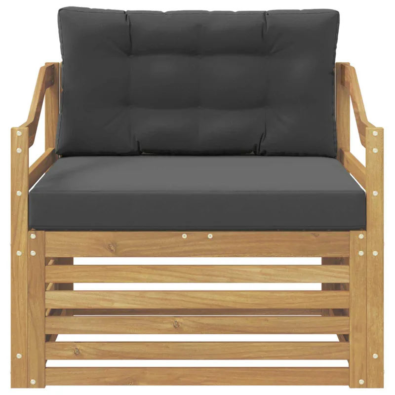 Lauko sofa Balta ir antracito