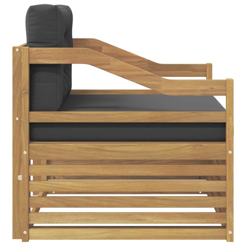 Lauko sofa Balta ir antracito