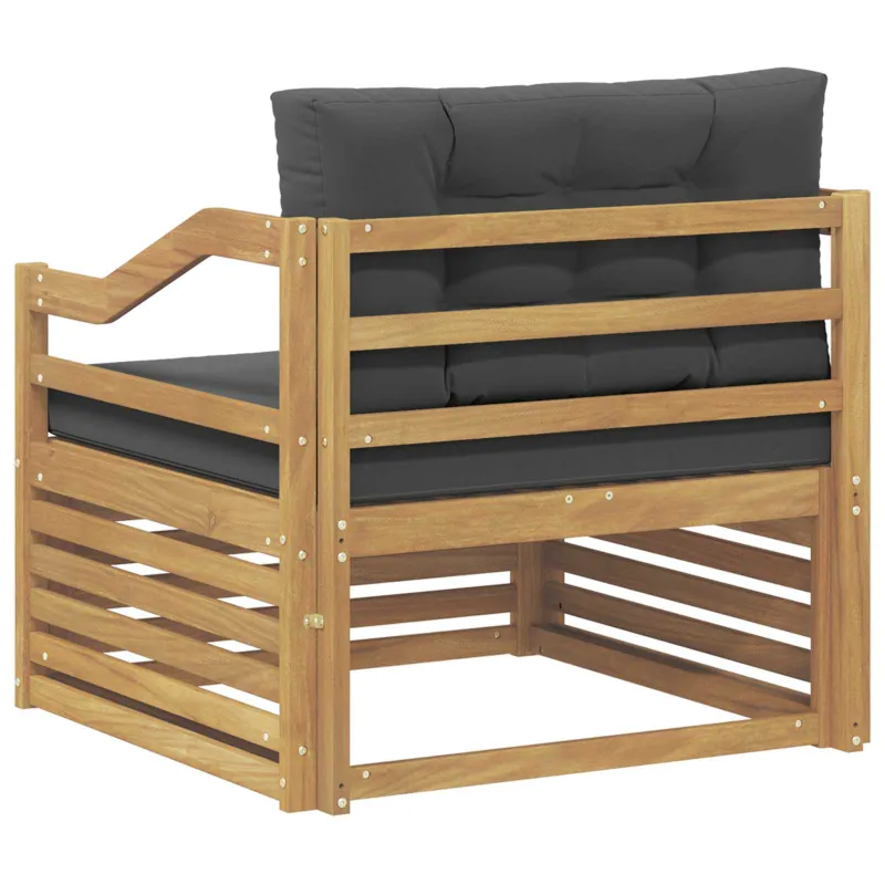 Lauko sofa Balta ir antracito