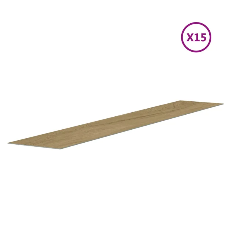 Sienų plokštės, rudos, 2,06m², PVC, medienos imitacijos