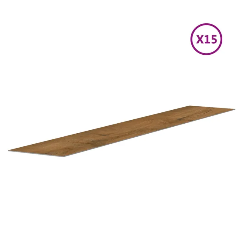 Sienų plokštės, rudos, 2,06m², PVC, medienos imitacijos